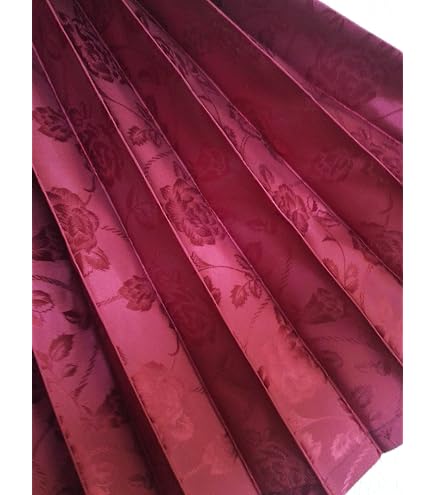 Amazon | 薔薇ダークワイン トラックカーテン センターカーテン